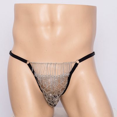 String ouvert en dentelle pour femmes et hommes